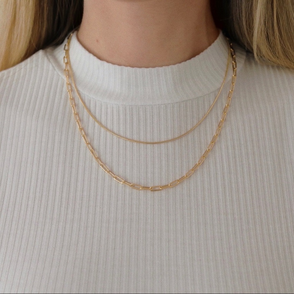 Thin Snake Chain | 18k Gold Filled - Picture 7 of 13